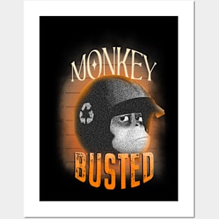 Monkey Busted Posters and Art